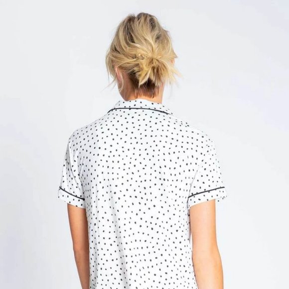 SOLD P.J. Salvage Polka Dot Modal Knit Pajamas - Picture 13 of 13